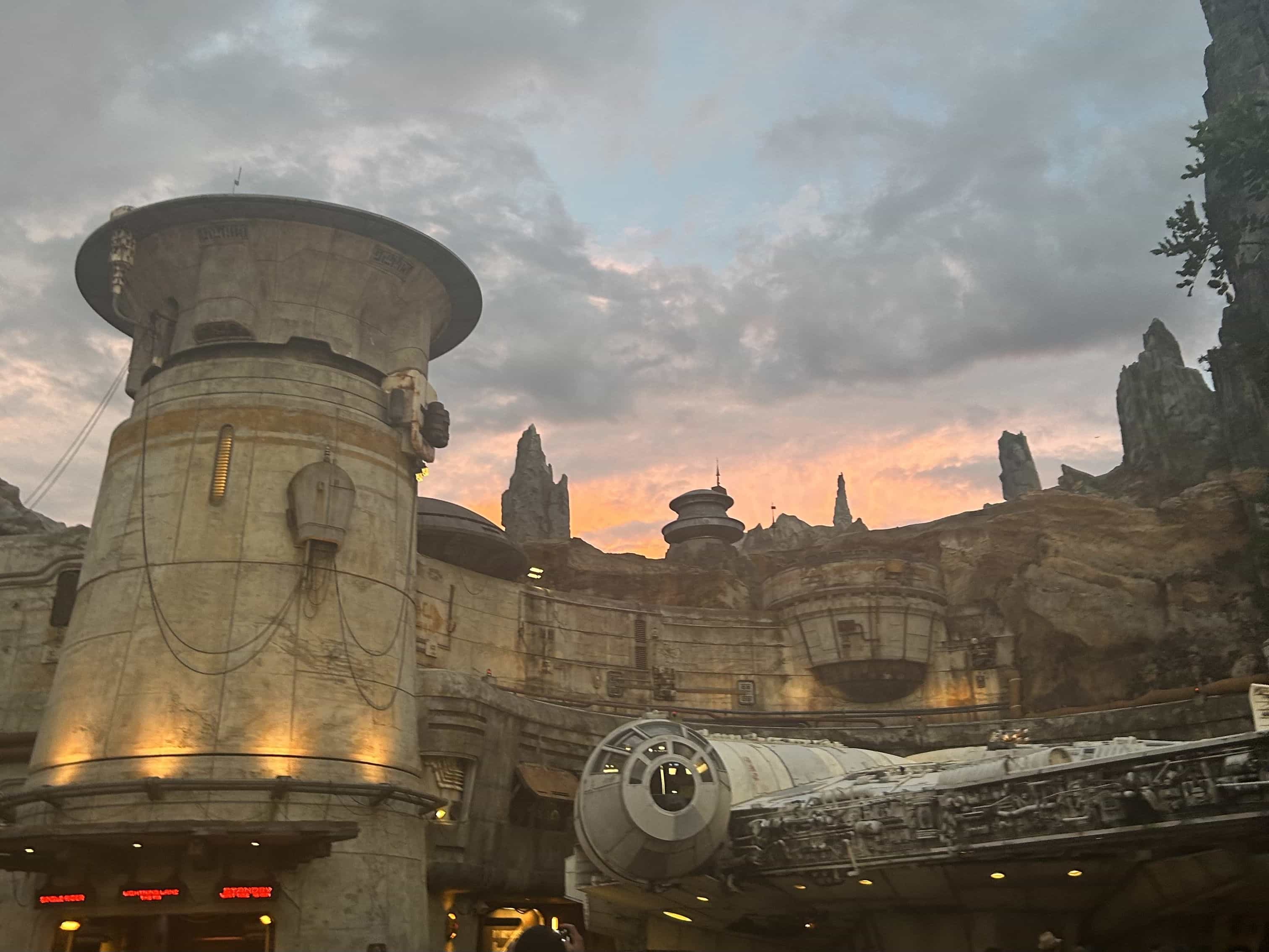 Sunset in Batuu.