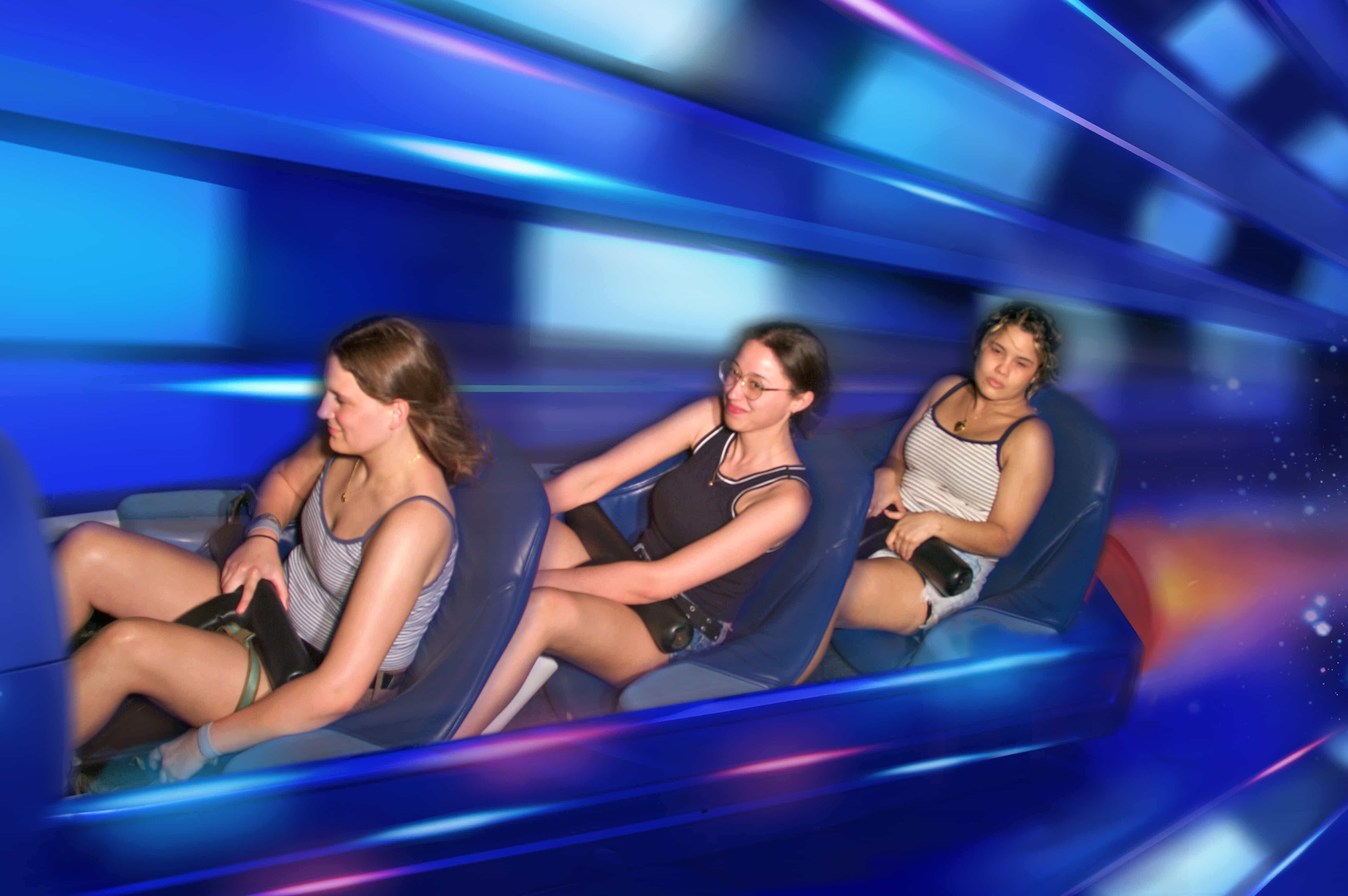 Space Mountain ride photo.